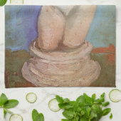 Vincent van Gogh - Plaster Statuette Female Torso Geschirrtuch (Gefaltet)