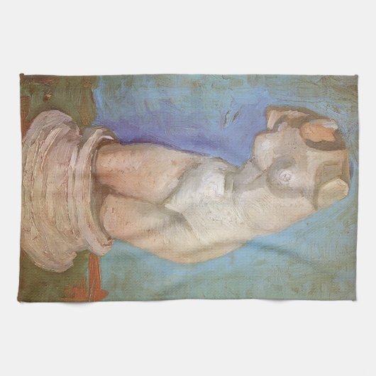 Vincent van Gogh - Plaster Statuette Female Torso Geschirrtuch (Horizontal)