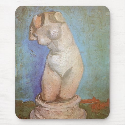 Vincent van Gogh - Plaster Statuette Female Torso Mousepad (Vorne)