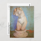 Vincent van Gogh - Plaster Statuette Female Torso Postkarte (Vorne/Hinten)