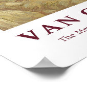 Vincent van Gogh Plowed Fields Kunstdruckerei Vint Poster (Ecke)