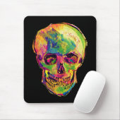 Vincent Van Gogh - Pop Art Halloween Skull Mousepad (Mit Mouse)