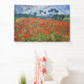 Vincent van Gogh - Poppy Field Banner (InSitu)