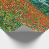 Vincent Van Gogh Poppy Field Fine Art Geschenkpapier (Ecke)