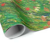 Vincent Van Gogh Poppy Field Fine Art Geschenkpapier (Rolleneckpunkt)