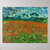 Vincent Van Gogh Poppy Field Fine Art Poster (Vorne)