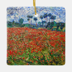 Vincent van Gogh - Poppy Field Keramikornament