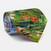 Vincent van Gogh - Poppy Field Krawatte (Gerollt)