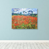 Vincent van Gogh - Poppy Field Leinwanddruck (Insitu (Holzboden))