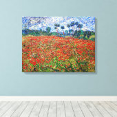 Vincent van Gogh - Poppy Field Leinwanddruck (Insitu (Holzboden))