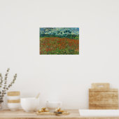 Vincent van Gogh - Poppy Field Poster (Küche)