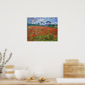 Vincent van Gogh - Poppy Field Poster (Küche)