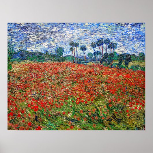 Vincent van Gogh - Poppy Field Poster (Vorne)