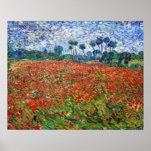 Vincent van Gogh - Poppy Field Poster