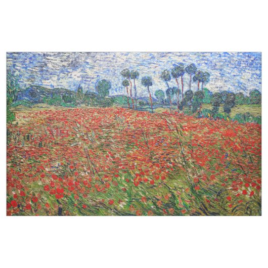 Vincent van Gogh - Poppy Field Stoff (Yard (91,4 cm))