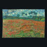 Vincent Van Gogh Poppy Field Vintag Art Handtuch<br><div class="desc">Vincent Van Gogh Poppy Field Vintag Fine Art Vincent Willem van Gogh war ein postimpressionistischer Maler, dessen Werk weit reichende Auswirkungen auf die Kunst des 20. Jahrhunderts hatte: Porträts, Selbstporträts, Landschaften und Stillleben von Zypressen, Blüten, Weizenfeldern und Sonnenblumen. Zwischen 1886 und 1890 fertigte Vincent van Gogh sieben verschiedene Gemälde mit...</div>