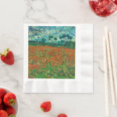 Vincent Van Gogh Poppy Field Vintag Art Serviette (Beispiel)