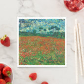 Vincent Van Gogh Poppy Field Vintag Art Serviette (Beispiel)