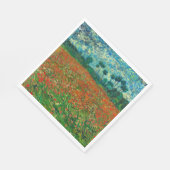 Vincent Van Gogh Poppy Field Vintag Art Serviette (Ecke)