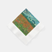 Vincent Van Gogh Poppy Field Vintag Art Serviette (Ecke)