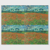 Vincent Van Gogh Poppy Kunsthandwerk Geschenkpapier (Flach)