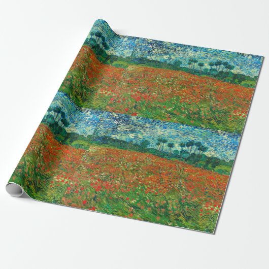 Vincent Van Gogh Poppy Kunsthandwerk Geschenkpapier (Ungerollt)