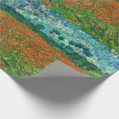 Vincent Van Gogh Poppy Kunsthandwerk Geschenkpapier (Ecke)