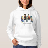 Vincent Van Gogh portrait and qoute  Hoodie (Vorderseite)