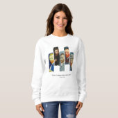 Vincent Van Gogh portrait and qoute  Sweatshirt (Vorne ganz)