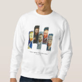 Vincent Van Gogh portrait and qoute  Sweatshirt (Vorderseite)
