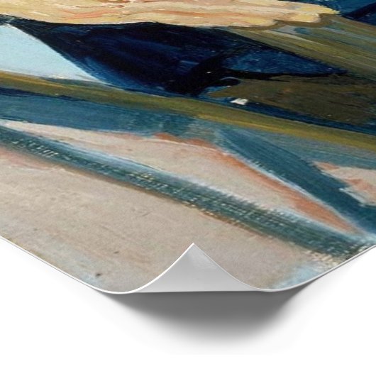 Vincent van Gogh Portrait des Postman Joseph Poster (Ecke)