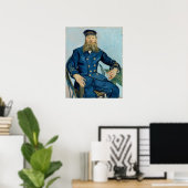 Vincent van Gogh Portrait des Postman Joseph Poster (Heimbüro)