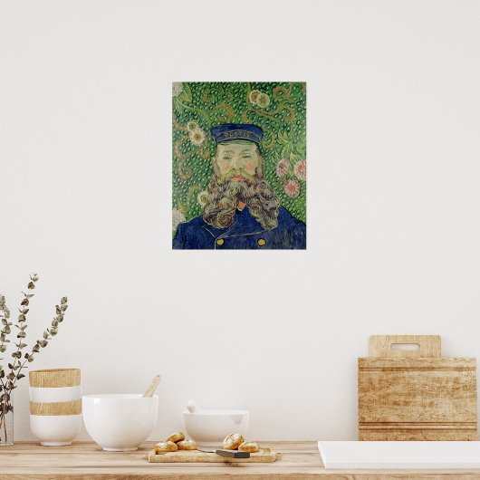 Vincent van Gogh | Portrait des Postmanns Poster (Küche)