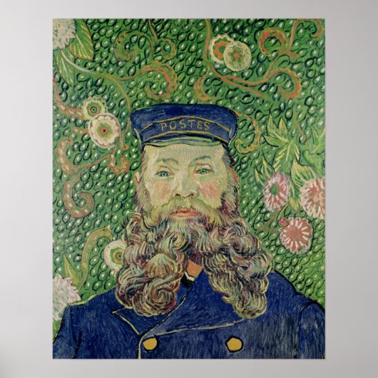 Vincent van Gogh | Portrait des Postmanns Poster (Vorne)