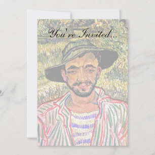 Vincent Van Gogh - Portrait eines jungen Bauern Einladung