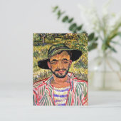 Vincent Van Gogh - Portrait eines jungen Bauern Postkarte (Stehend Vorderseite)