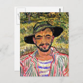 Vincent Van Gogh - Portrait eines jungen Bauern Postkarte (Vorne/Hinten)