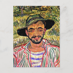 Vincent Van Gogh - Portrait eines jungen Bauern Postkarte