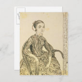 Vincent van Gogh | Portrait eines jungen Mädchens, Postkarte (Vorne/Hinten)