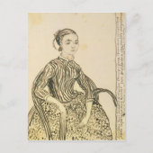 Vincent van Gogh | Portrait eines jungen Mädchens, Postkarte (Vorderseite)