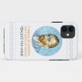 Vincent Van Gogh Portrait mit Zitat Case-Mate iPhone Hülle (Rückseite (Horizontal))