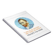 Vincent Van Gogh Portrait mit Zitat Notizblock (Rechte Seite)