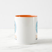 Vincent Van Gogh Portrait mit Zitat Zweifarbige Tasse (Mittel)