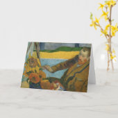 Vincent van Gogh Portrait | Paul Gauguin Karte (Gelbe Blume)