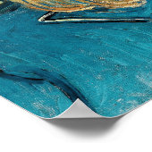 Vincent van Gogh Portrait Postman Joseph Roulin Poster (Ecke)