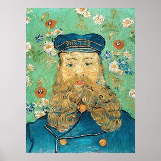 Vincent van Gogh Portrait Postman Joseph Roulin Poster (Vorne)