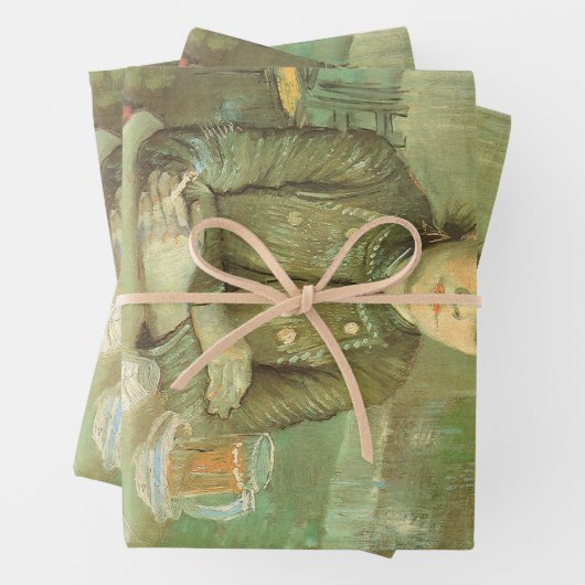 Vincent van Gogh - Portrait von Agostina Segatori Geschenkpapier Set (Beispiel)