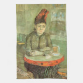 Vincent van Gogh - Portrait von Agostina Segatori Geschirrtuch (Vertikal)