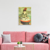Vincent van Gogh - Portrait von Agostina Segatori Leinwanddruck (Insitu (Wohnzimmer))