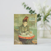 Vincent van Gogh - Portrait von Agostina Segatori Postkarte (Stehend Vorderseite)